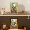 Wasbeer  - Natuur - Bloemen - Bouwhelm Light Box met kabel klein -sfeer3_kind
