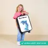 Springende blauwe dolfijn Kinderkoffer - Zwart klein -sfeer2_UK