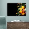 Citroenen - Zwart - Kruiden - Graffiti - Verf canvas 2cm klein -sfeer4
