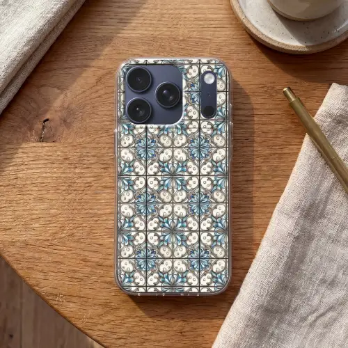 Barok - Tegel - Kleurrijk Telefoonhoesje iPhone 17 Pro klein 878 -sfeer1