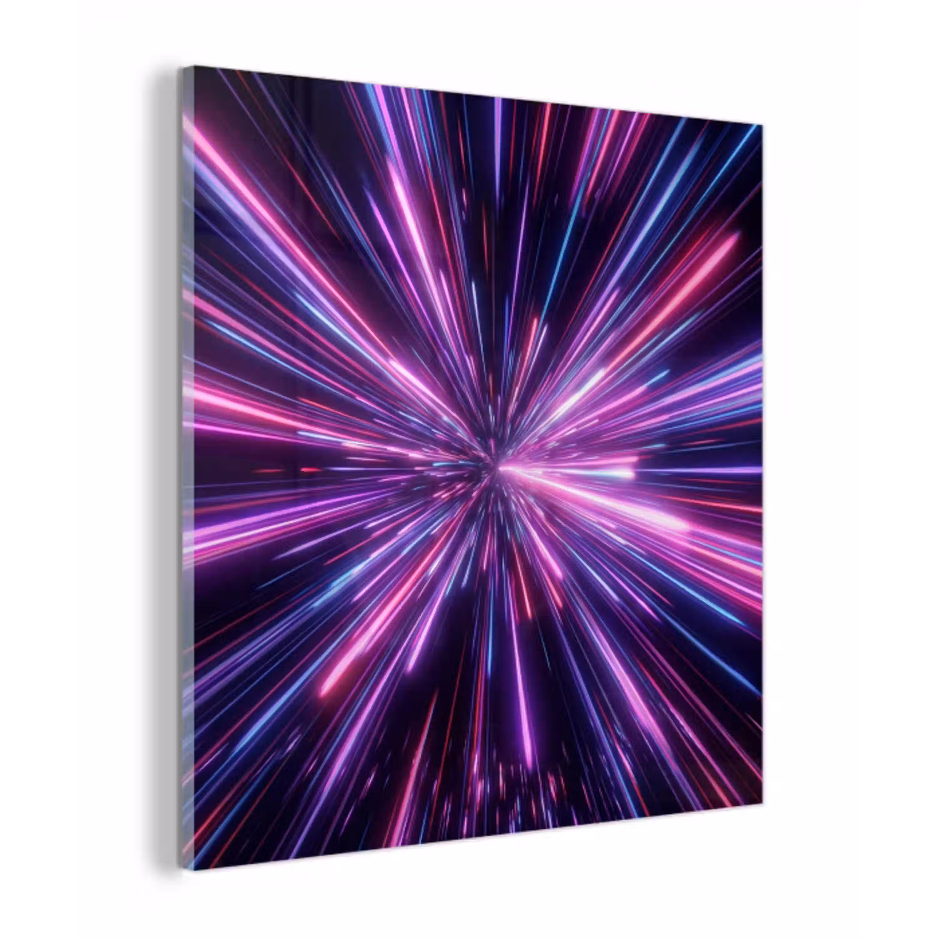 Lichtsnelheid - Ruimte - Roze - Paars plexiglas 5mm klein -z3d