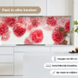 Fruit - Water - Bubbels - Rood keuken achterwand 2 middel -sfeer4_NL