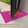 Oh la la - Roze - Oranje - Gestapelde letters Deurmat klein -USP_NL