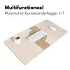 Symmetrische bocht - Koperkleurig Muismat XXL klein -sfeer4