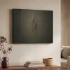 Tak - Pluimgras - Donkerbruin Textielframe zwart klein -sfeer3