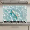 Zeesterren - Golvend water - Rustgevend keuken achterwand spatscherm klein -3d_website