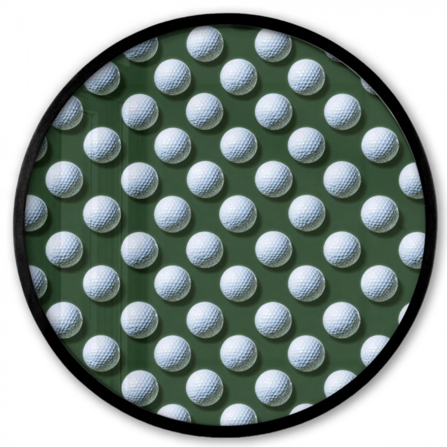 Ballen - Golf - Groen Fotolijst rond zonder passe partout klein 856 -3d