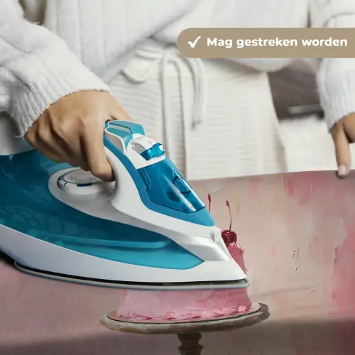 Taart - Pink - Cherry Wandkleed katoen klein -sfeer9