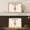 Paard - Galop - Bruin - Stippen Light Box met batterij (Wandlamp kind) middel -sfeer3_kind
