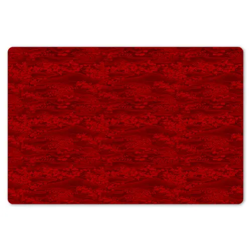 Rood - Patroon - Bloemen Placemat vinyl groot 368 -zzsfeer1_Kitchenyeah-website