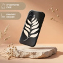 Blad - Wit - Minimalistisch Toughcase MagSafe Apple iPhone 17 klein -USP_RandenV_DE