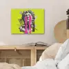 Buste - Verf - Geel PET vilt klein -sfeer3