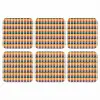 Retro - Disco - Golven onderzetter kurk middel 366 -3d