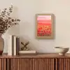 Bloemen - Klaprozen - Rood - Bloemenveld Light Box met kabel (Tafellamp) klein -sfeer2