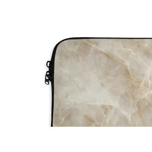 Lichtbeige - Onyx - Subtiel laptophoes neopreen klein 279 -detail