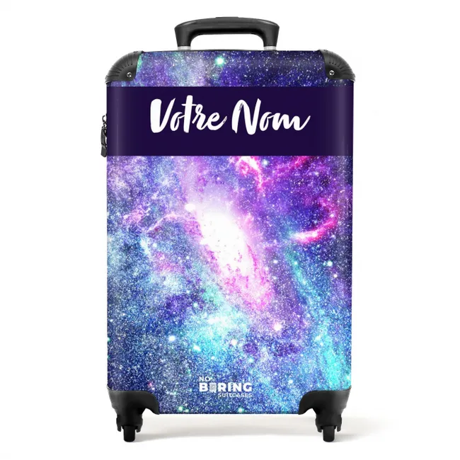 Kosmische kleurexplosie NBS - Handbagage koffer - Kinderen Unisex middel -productfoto_recht