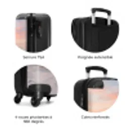 Rustiek - Roeiboot - Zandstrand NBS - Handbagage koffer - Volwassenen Unisex middel zzzzzzzbolletjes_FR