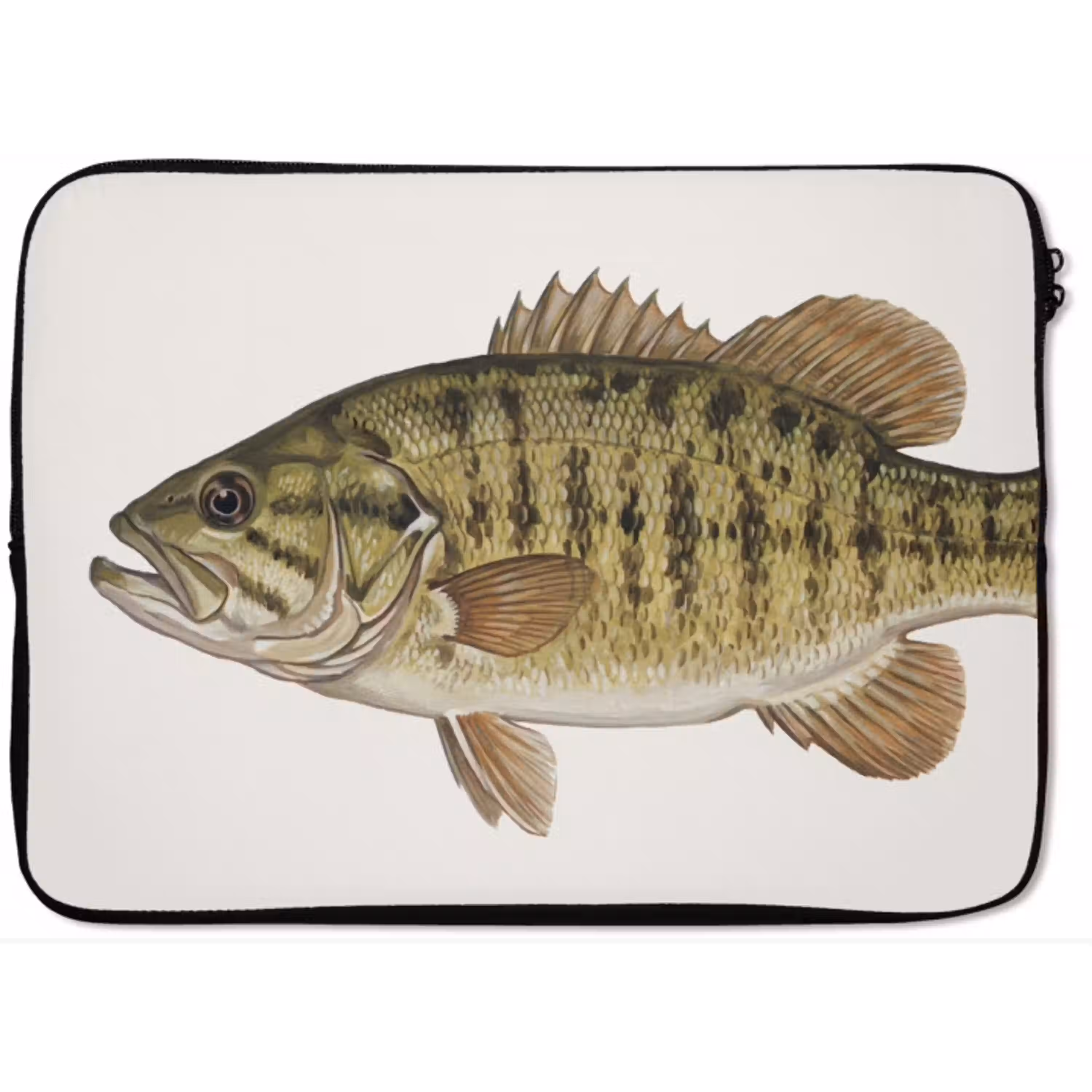 Vissen - Natuur - Vintage laptophoes neopreen klein -zkaufland3dotto