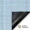 Aardbeien - Lijst - Rood - Geruit Deurmat klein -antislip_NL