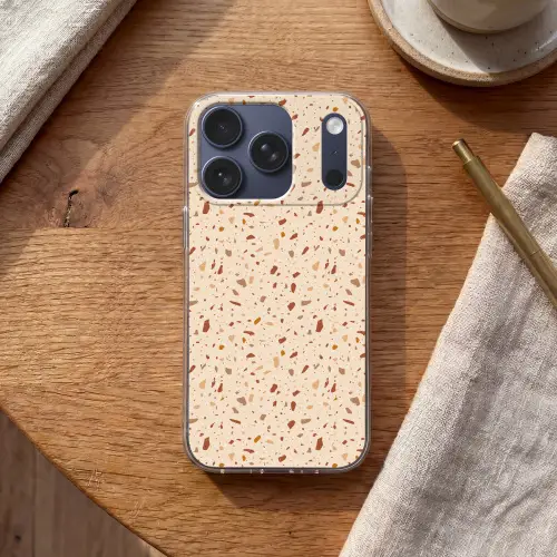 Terrazzo -  Patroon - Kleurrijk - Steen Telefoonhoesje iPhone 17 Pro klein 878 -sfeer1