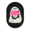 Neon - Letters - Vintage - Vrouw Wandcirkel Ovaal Glas middel -3d