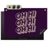 Oh hi - Paars - 3D Inductie beschemer met haakjes klein -3d