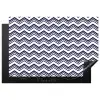 Oceaan - Golven - Blauw - Wit Inductie beschermer vinyl 3mm klein 276 -3d