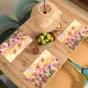 Vlinders - Oranje - Bloemen Placemat vinyl groot -zzsfeer5_Kitchenyeah-website