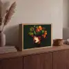 Vrouw - Rood - Groen - Druiven Light Box met batterij (Wandlamp) middel -sfeer2