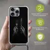 Bestek - Zwart - Wit Hoesje iPhone 16 Pro Max met koord klein -sfeer2_NL