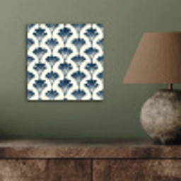 Klassiek - Motief - Blauw aluminium wit klein 46 -sfeer2