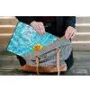 Badeend - Dobberen - Blauw laptophoes neopreen klein -tas