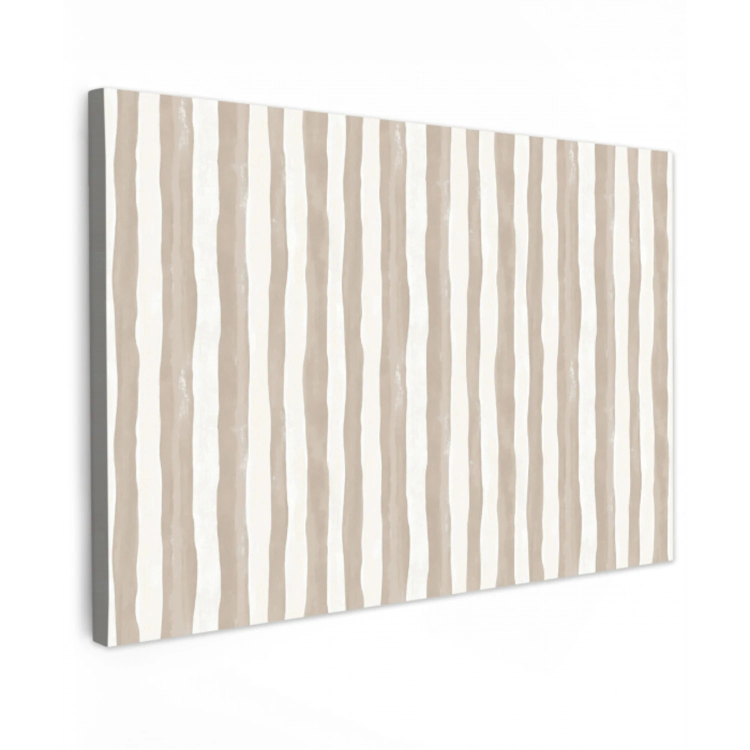 Minimalistisch - Strepen - Beige canvas 2cm klein 34 -z3d