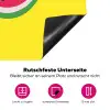 Fruit - Watermeloen - Geel Inductie beschermer vinyl 3mm middel -zzzzzzz-lf-onderkant