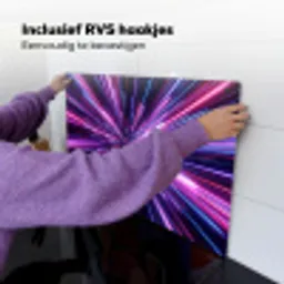 Lichtsnelheid - Ruimte - Roze - Paars Inductie beschemer met haakjes klein -ky-ophangen-nl