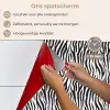 Zwart - Wit - Zebra - Patroon keuken achterwand spatscherm klein 900 -spatscherm_NL