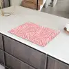 Zebra - Print - Roze Inductie beschermer vinyl 3mm klein 276 -sfeer8