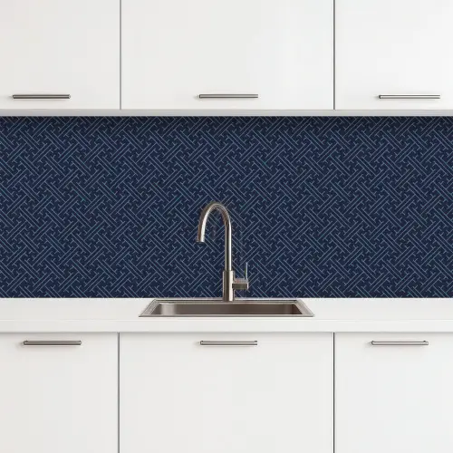 Japans - Patronen - Geometrie keuken achterwand 2 middel 871 -3d