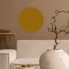 Goud - Luxe - Interieur Wandcirkel behangsticker klein 186 -sfeer1