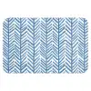 Patroon - Streep - Blauw Badmat klein 997 -3d