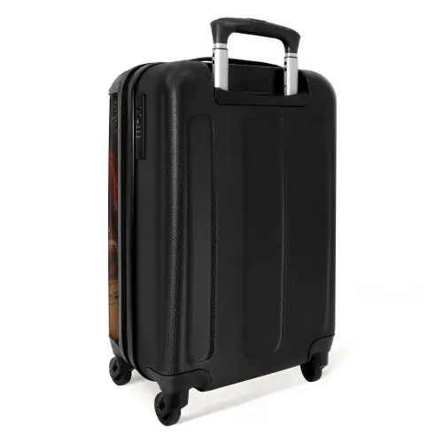 Palmbomen op een strand NBS - Handbagage koffer - Unisex middel -achterkant