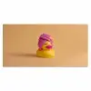 Badeend - Handdoek - Kleurrijk Muismat XXL klein -3d_leeg