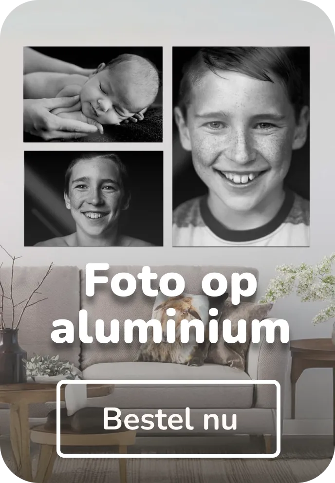 Foto op aluminium