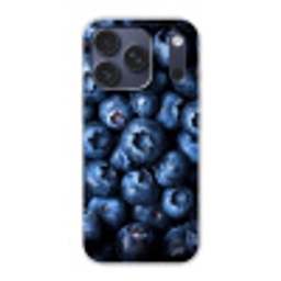 Bessen - Blauw - Fruit Telefoonhoesje iPhone 17 Pro klein -3d