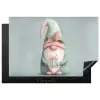 Kerstgnome - Cadeau - Groen Inductie beschermer vinyl 3mm klein -3d