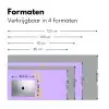 Dream - Paars - Typografisch Muismat XXL klein -sfeer5