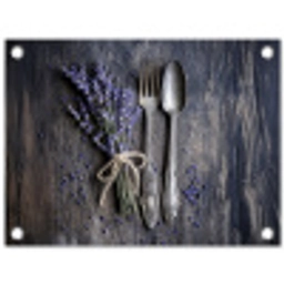 Lavendel - Lepel - Vork tuinposter los doek klein -3d