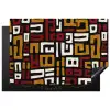 Abstract - Patroon - Rood Inductie beschermer vinyl 3mm klein -3d