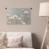 Strobloemen - Wit - Daglicht Wandkleed katoen klein -sfeer4