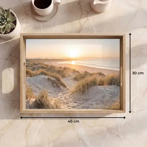 Duinen - Strand - Zee Dienblad Rechthoek middel -USP_Formaat
